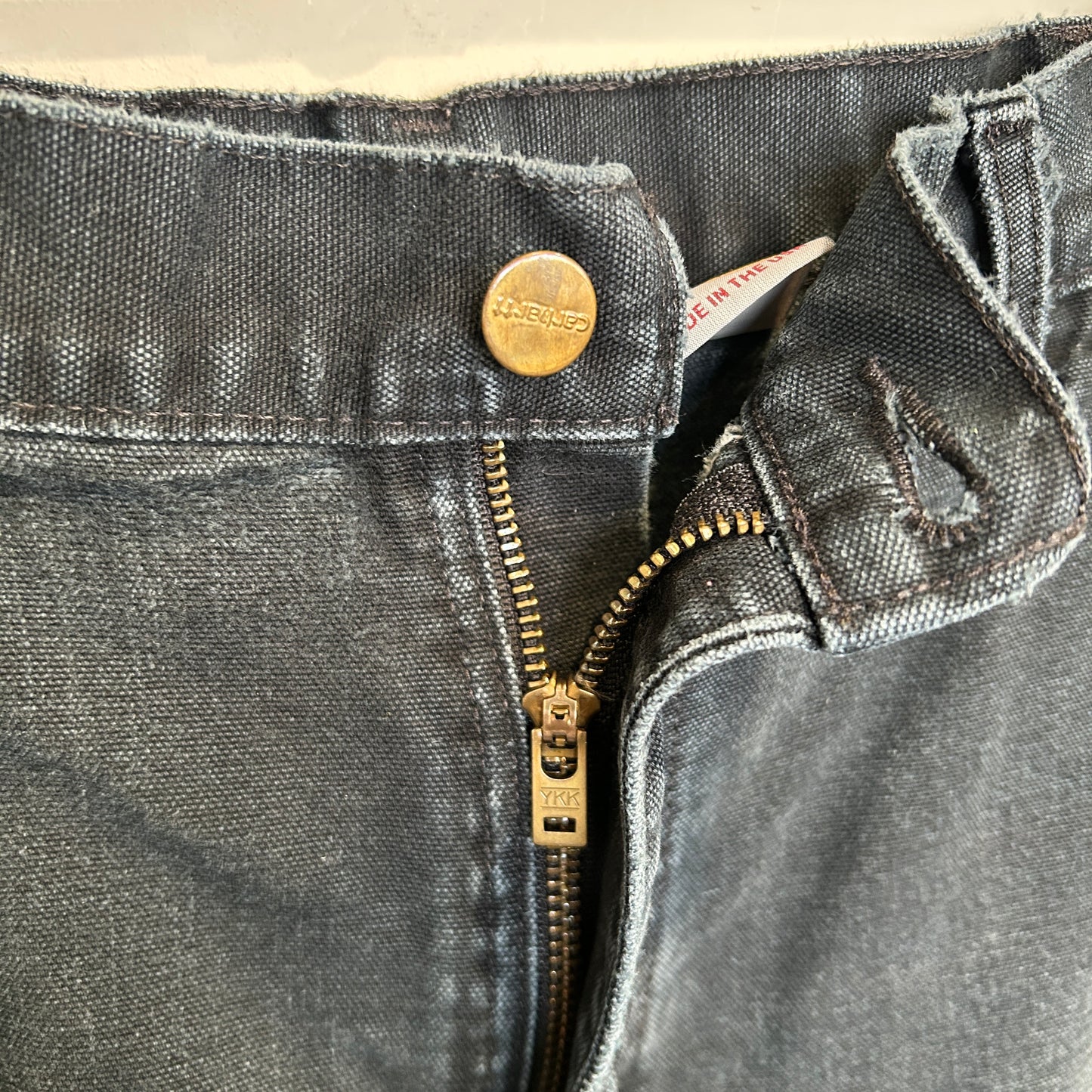 00's Carhartt カーハート B01 BLK ダブルニーワークパンツ ペインター USA製(33×34)/B3427P-SO