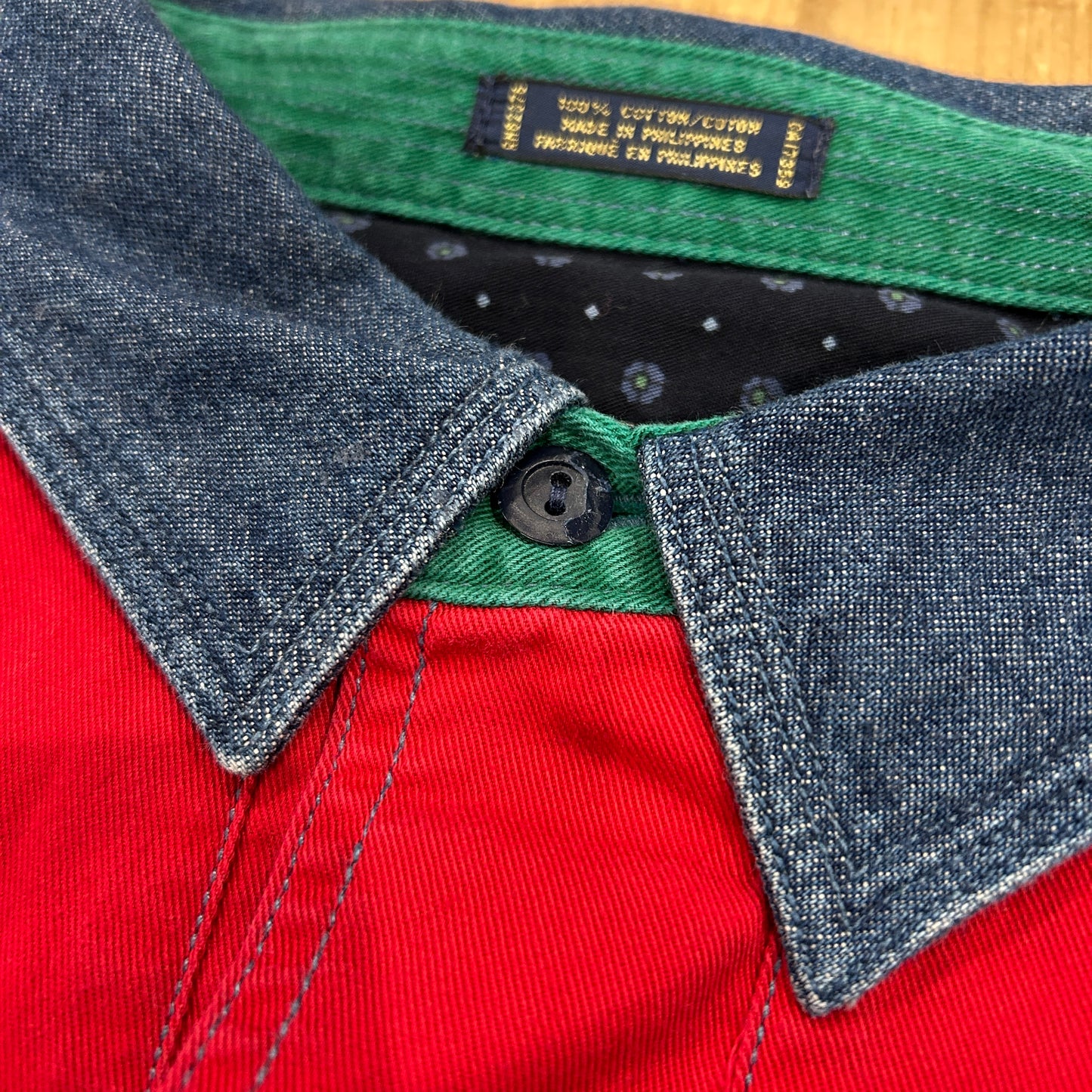 00's COLOURS by ALEXANDER JULIAN denim shirt デニム シャツ マルチカラー (XL)/A7909SH-SO