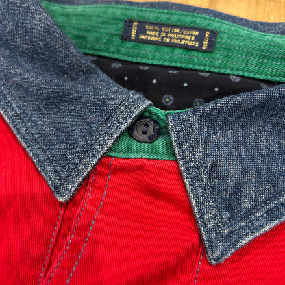 00's COLOURS by ALEXANDER JULIAN denim shirt デニム シャツ マルチカラー (XL)/A7909SH-SO