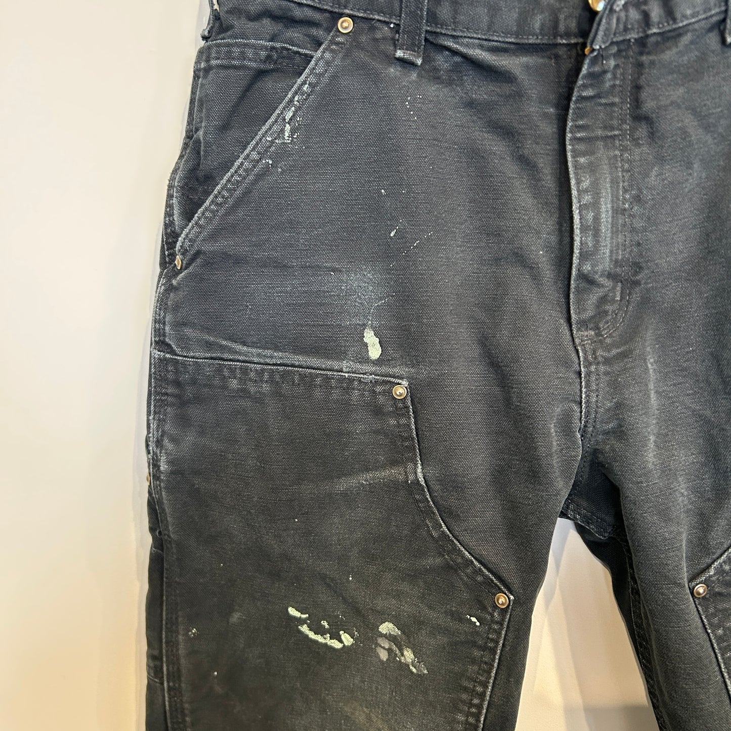 Carhartt カーハート B136 BLK ダブルニーワークパンツ Loose Fit (32×32)/B3430P-SO