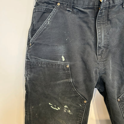 Carhartt カーハート B136 BLK ダブルニーワークパンツ Loose Fit (32×32)/B3430P-SO