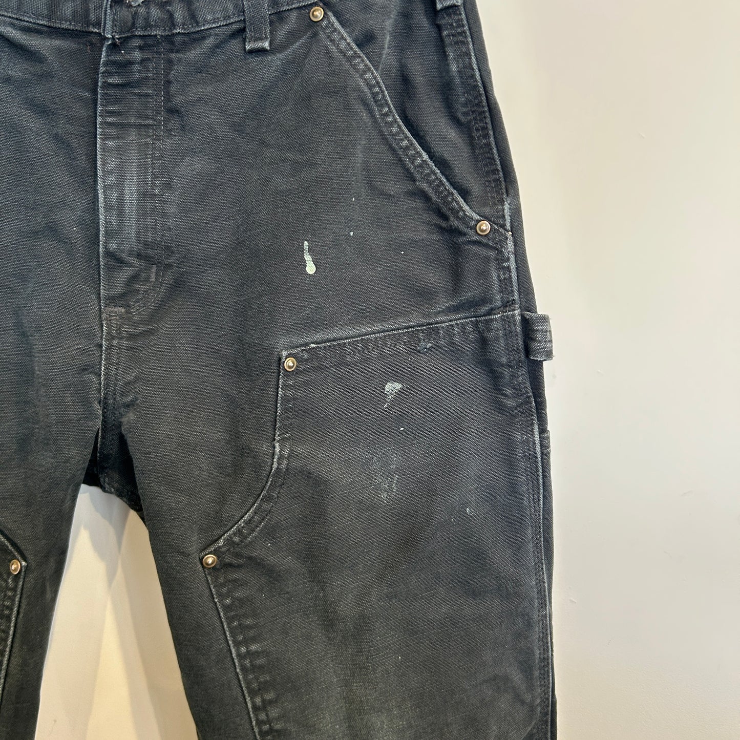 Carhartt カーハート B136 BLK ダブルニーワークパンツ Loose Fit (32×32)/B3430P-SO