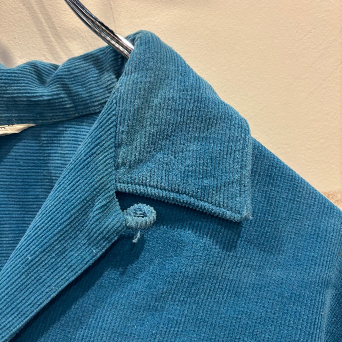 60's Jamaica Island The Sun オープンカラー コーデュロイシャツ 水色 (S)/A9766S-SO