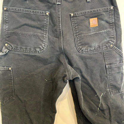 Carhartt カーハート B136 BLK ダブルニーワークパンツ Loose Fit (32×32)/B3430P-SO