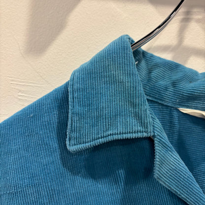 60's Jamaica Island The Sun オープンカラー コーデュロイシャツ 水色 (S)/A9766S-SO