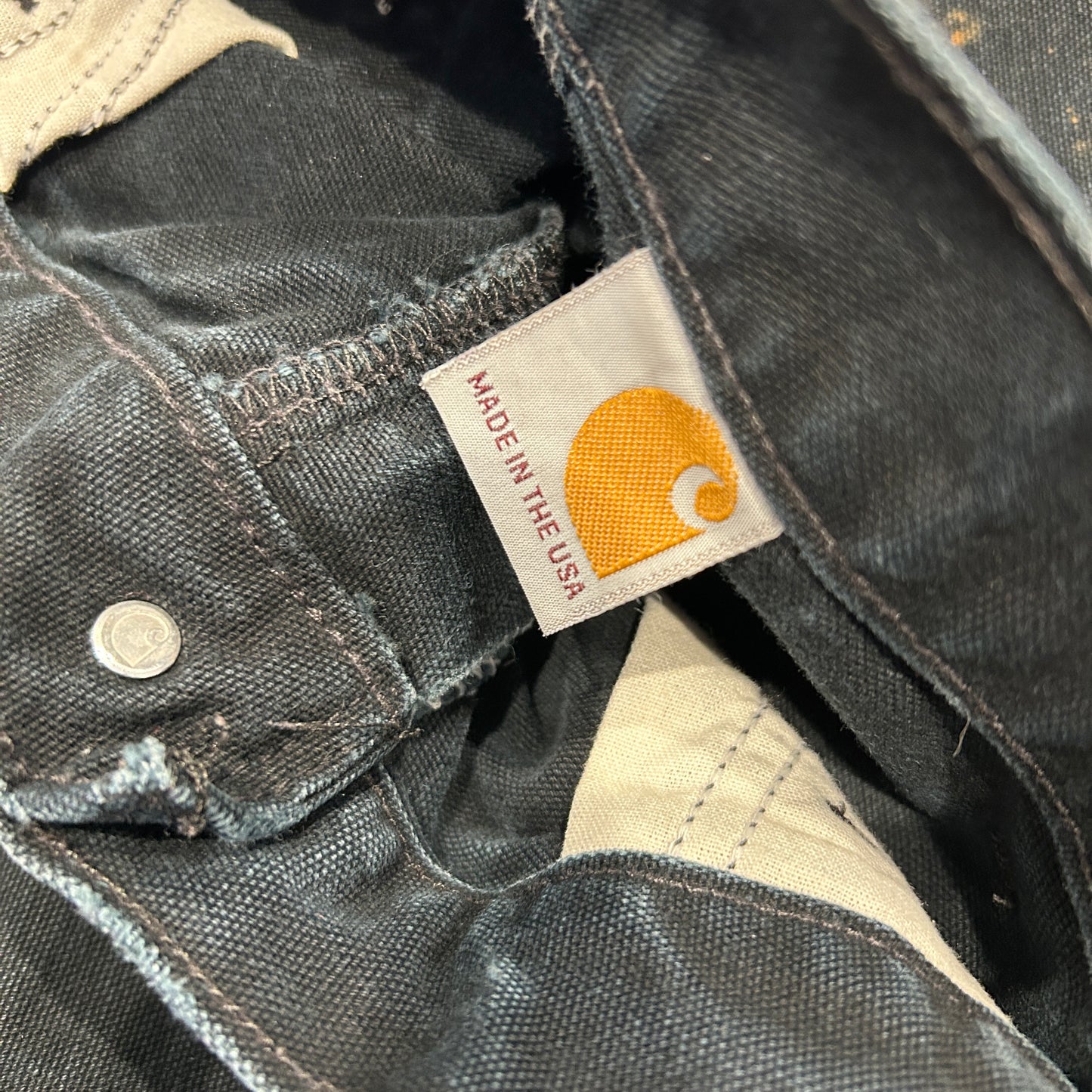 Carhartt カーハート B01 BLK ダブルニー ワークパンツ USA製(33×30)/B3428P-SO