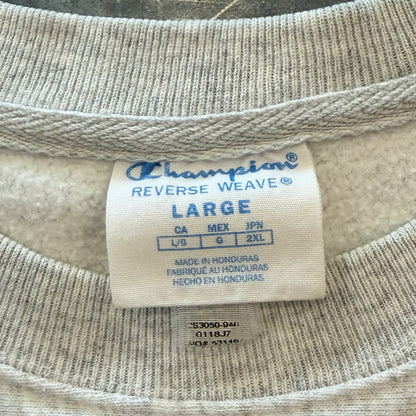 Champion Reverse Weave US企画 リバースウィーブ OKAHOMA カレッジスウェット アッシュ (L) /B4137R-SO
