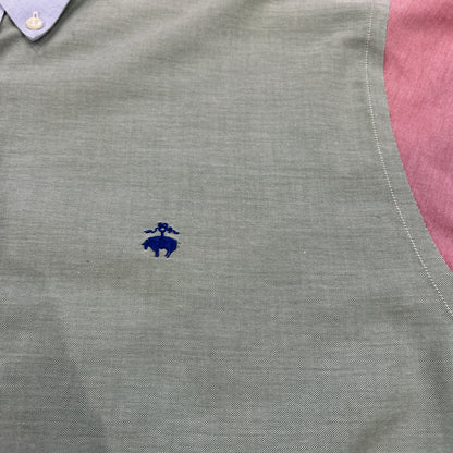 00's BROOKS BROTHERS BD shirt ブルックスブラザーズ クレイジーパターン シャツ (L)/A7951SH-SO