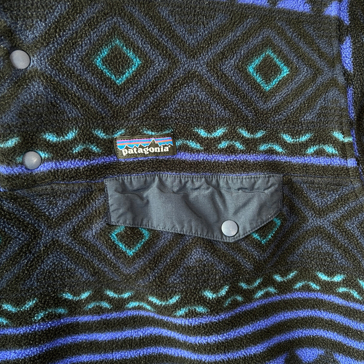 2016 Patagonia パタゴニア スナップT フリースプルオーバー ”Tribal Geo"(L)/C1530F-SO