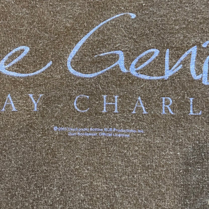 00's RAY CHARLES The Genius ミュージックTシャツ ブラック (L)/A3655T-SO