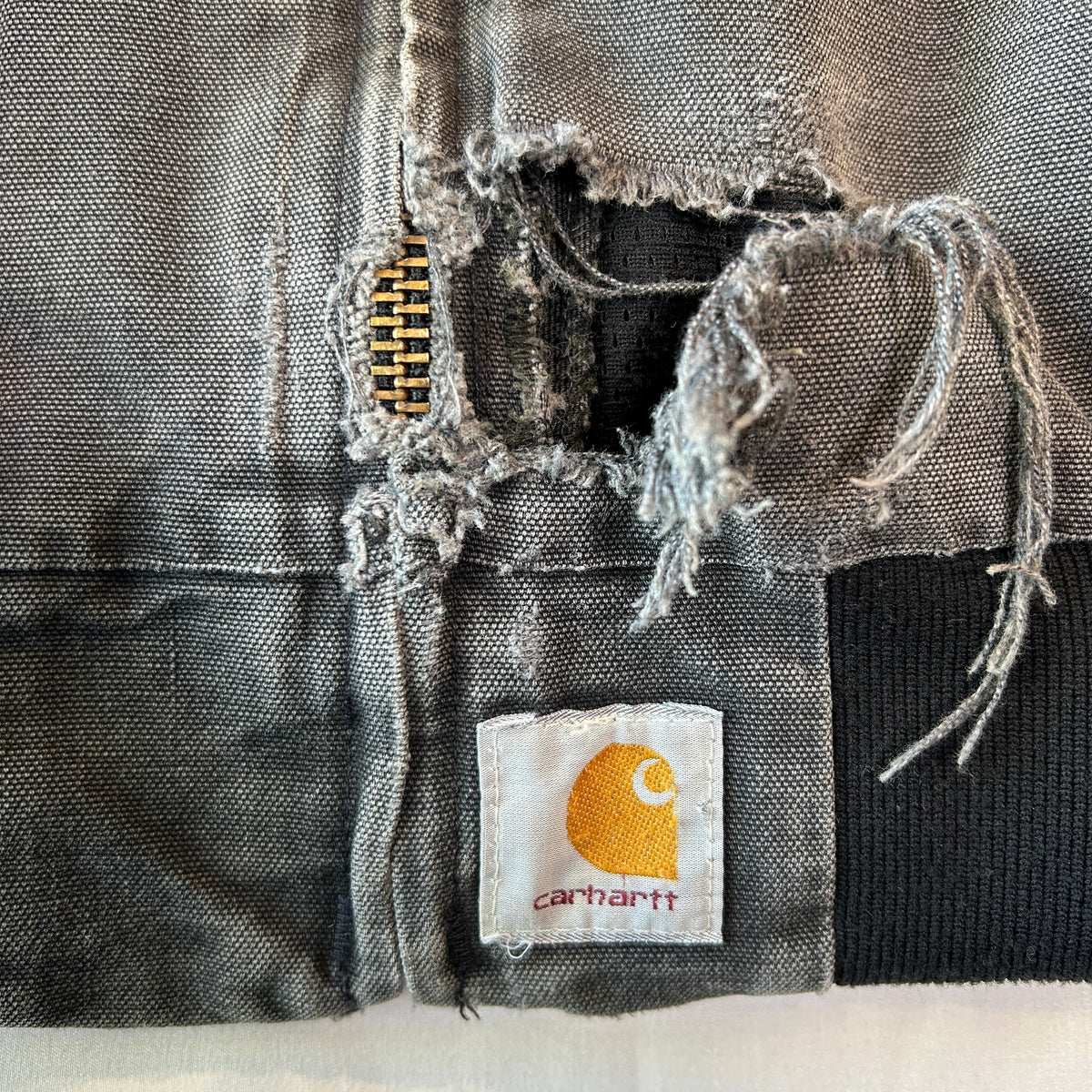 00's Carhartt  カーハート J102 ボンバージャケット チャコール/C1847J-SO