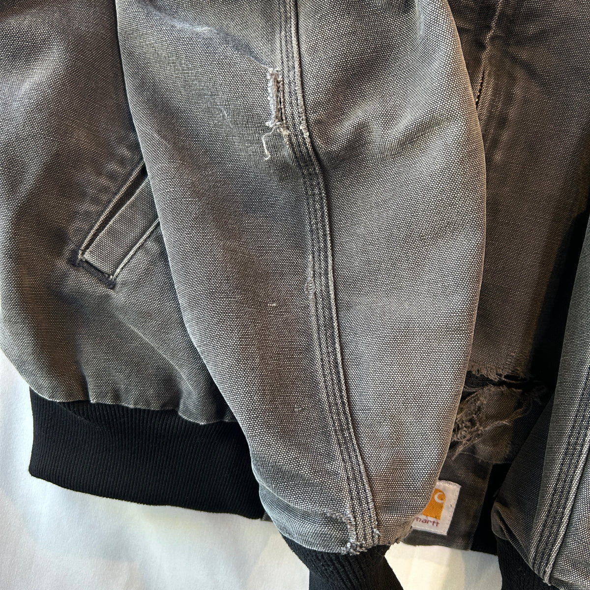 00's Carhartt  カーハート J102 ボンバージャケット チャコール/C1847J-SO