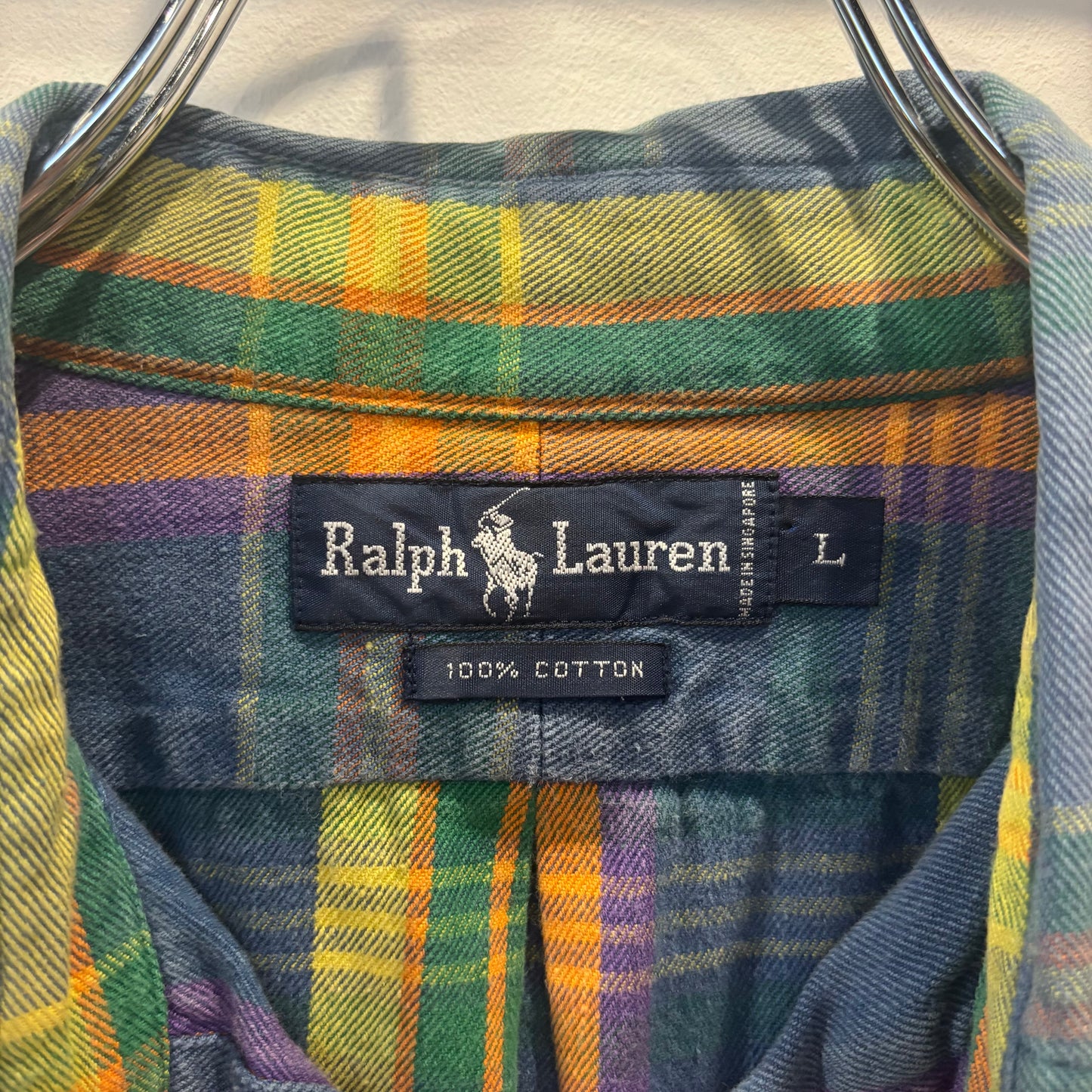 Ralph Lauren ラルフローレン チェックシャツ (L) /A2479SH-SO