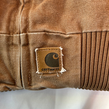 2006 Carhartt カーハート J14 BRN サンタフェジャケット 企業刺繍(XL)/C1848J-SO