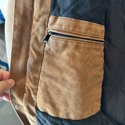 2006 Carhartt カーハート J14 BRN サンタフェジャケット 企業刺繍(XL)/C1848J-SO