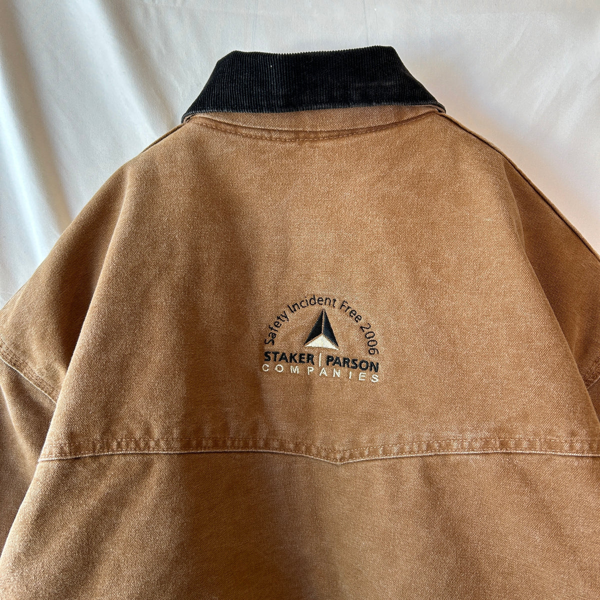 2006 Carhartt カーハート J14 BRN サンタフェジャケット 企業刺繍(XL)/C1848J-SO