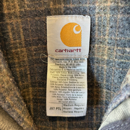 2004 Carhartt カーハート J97 PTL デトロイトジャケット USA製 企業刺繍 (M)/C1849J-SO