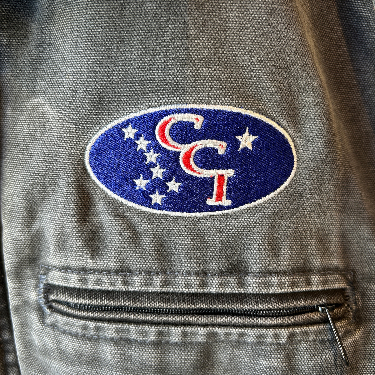2004 Carhartt カーハート J97 PTL デトロイトジャケット USA製 企業刺繍 (M)/C1849J-SO