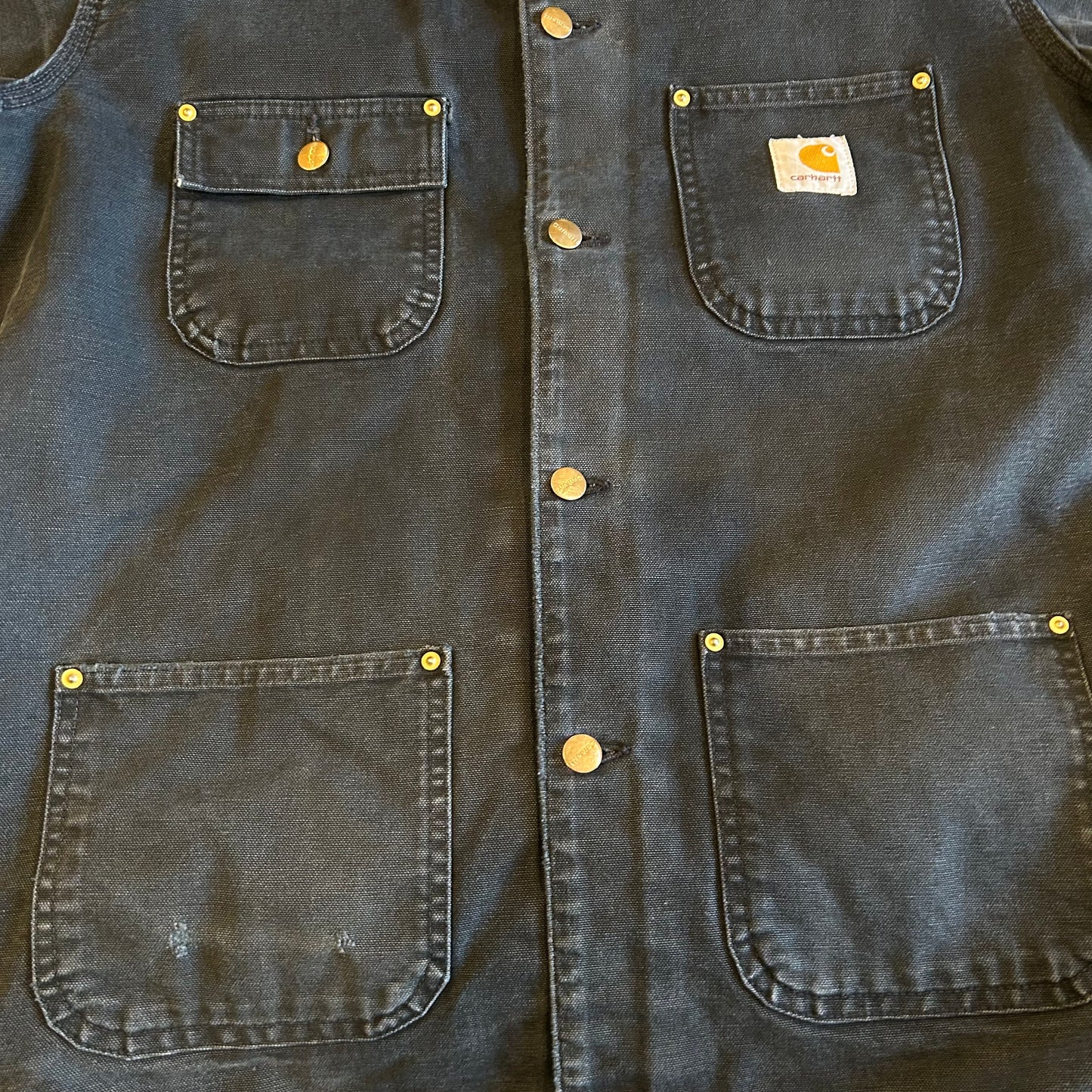 00's Carhartt カーハート チョアコート カバーオール 黒(M)/A6107O-SO