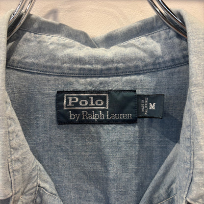 Ralph Lauren ラルフローレン ウエスタンシャツ アイスブルー (M) /A7771SH-SO