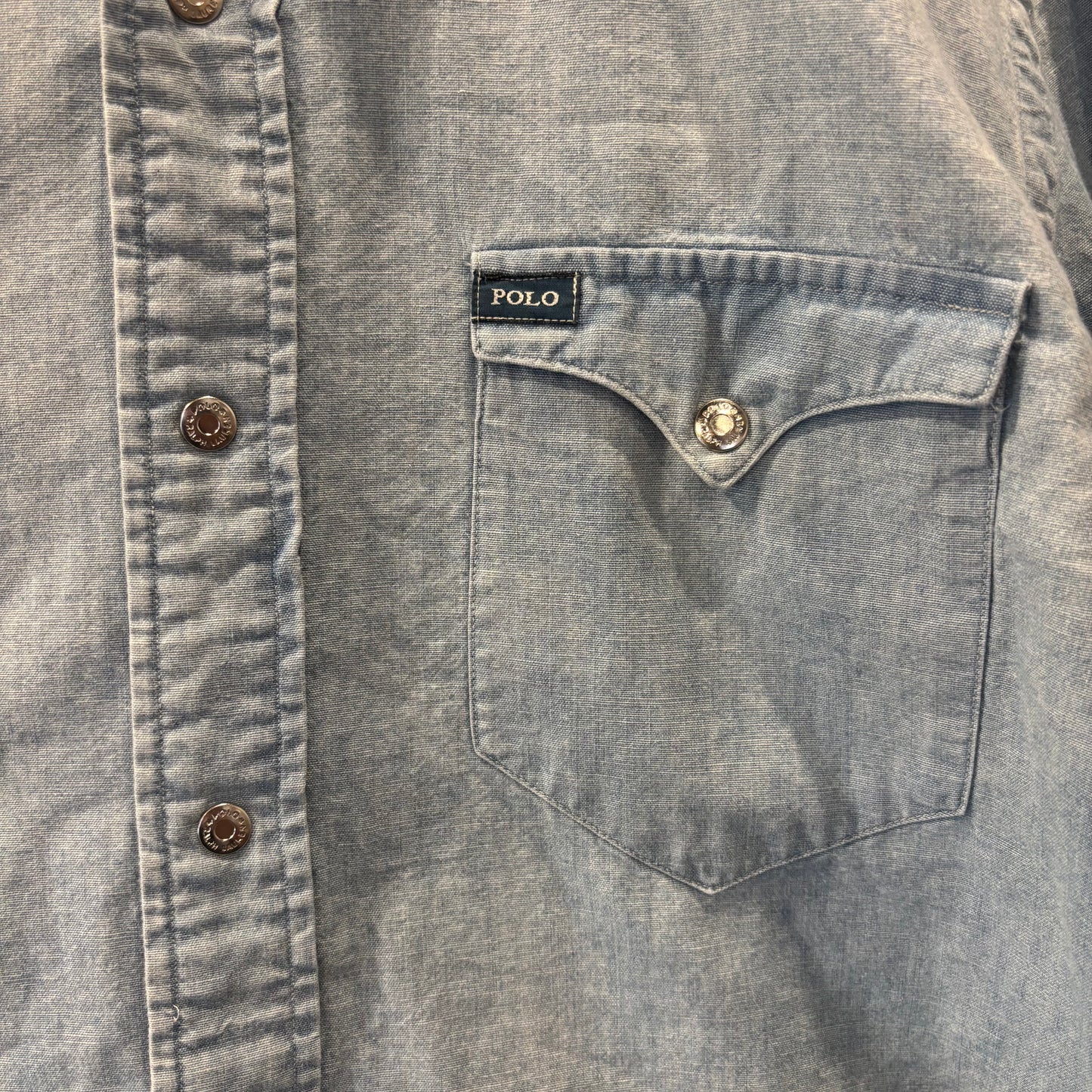 Ralph Lauren ラルフローレン ウエスタンシャツ アイスブルー (M) /A7771SH-SO