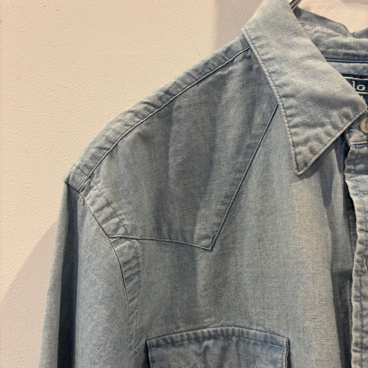 Ralph Lauren ラルフローレン ウエスタンシャツ アイスブルー (M) /A7771SH-SO