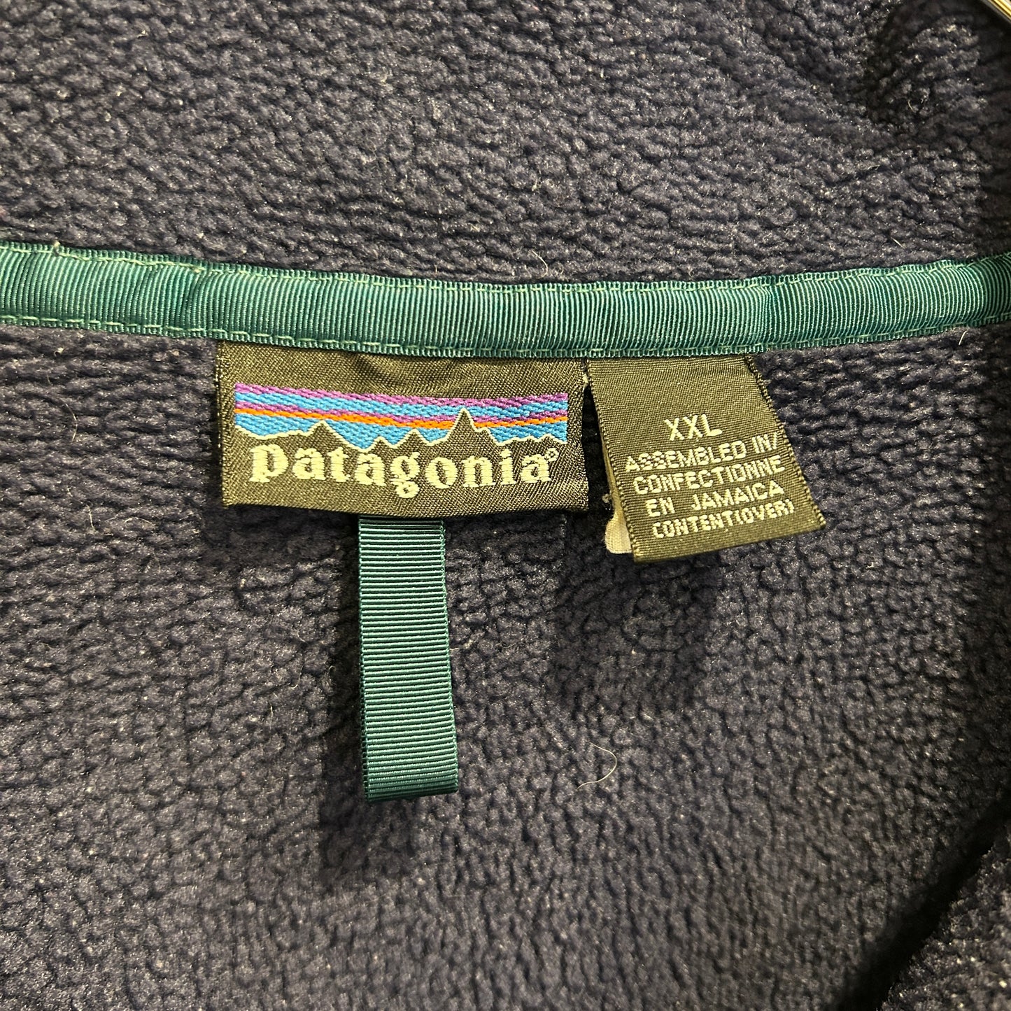 90's Patagonia synchilla Snap-T パタゴニア シンチラ スナップT ダークパープル (XXL)/C0082F-SO