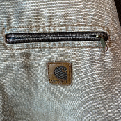 2007 Carhartt カーハート J97 BRN デトロイトジャケット ネルライナー (XL-R)/C1617J-SO