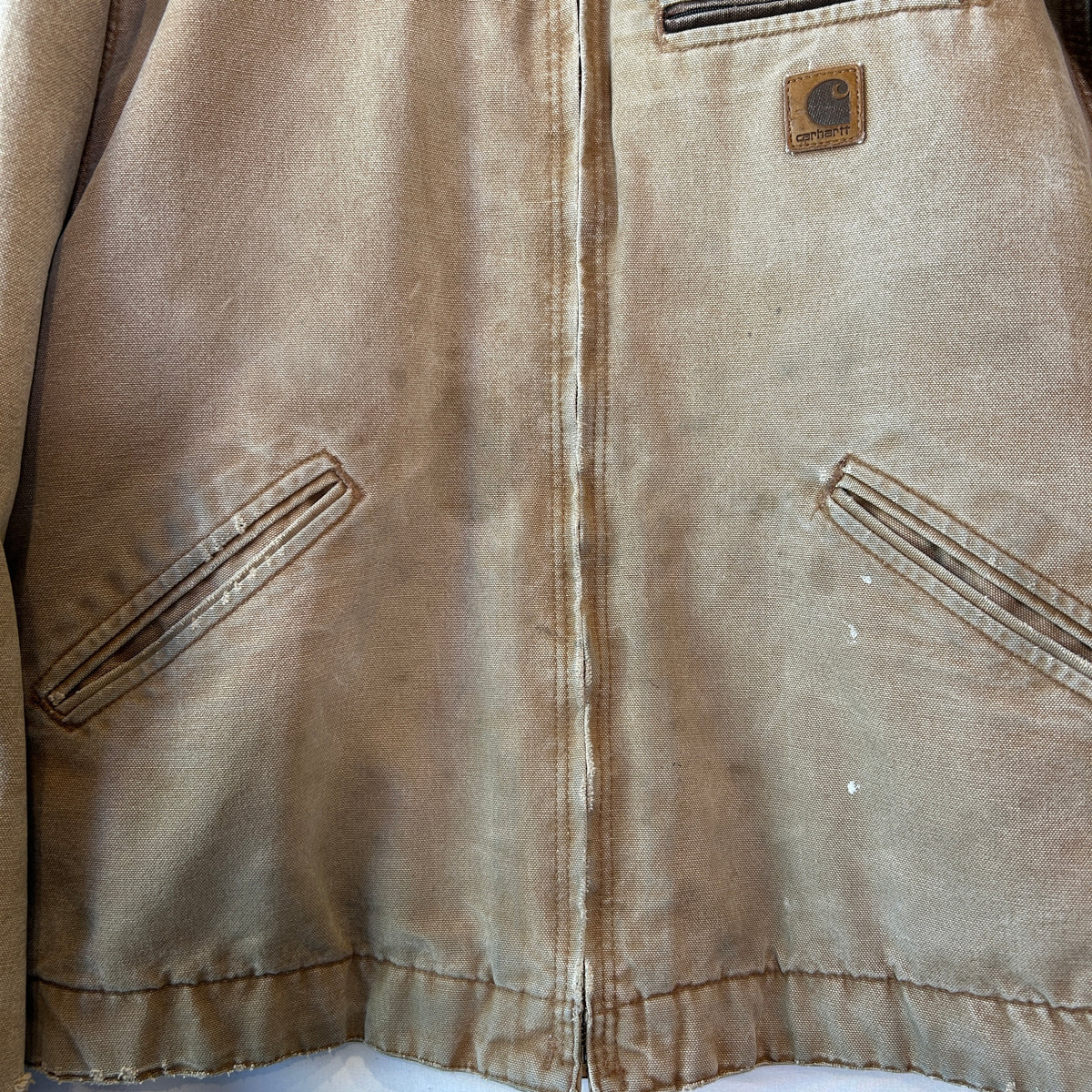 2007 Carhartt カーハート J97 BRN デトロイトジャケット ネルライナー (XL-R)/C1617J-SO