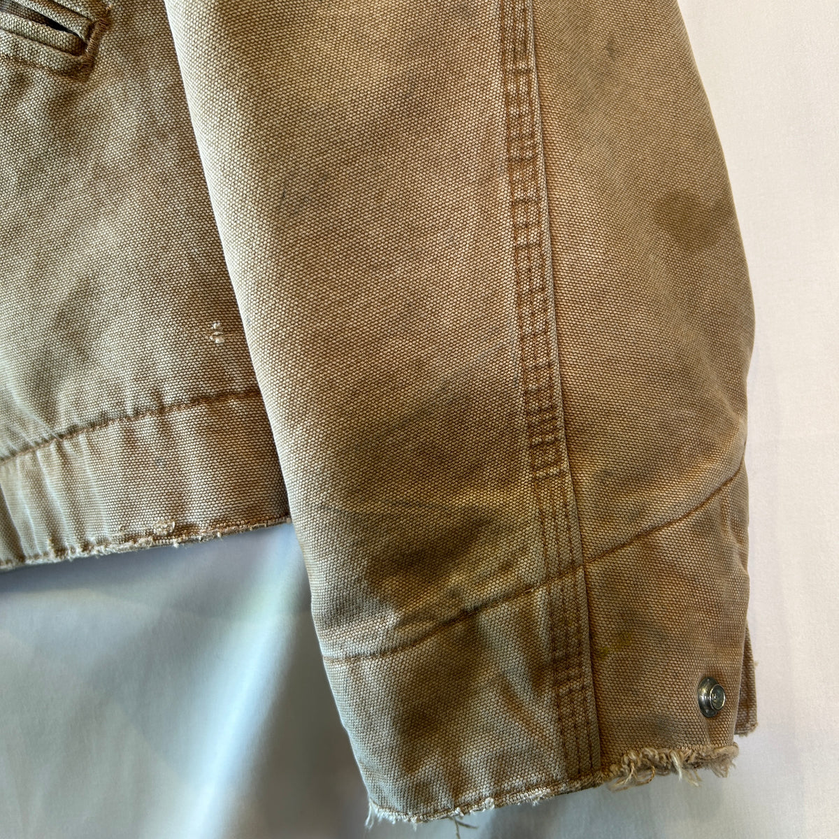 2007 Carhartt カーハート J97 BRN デトロイトジャケット ネルライナー (XL-R)/C1617J-SO