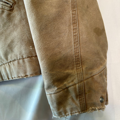 2007 Carhartt カーハート J97 BRN デトロイトジャケット ネルライナー (XL-R)/C1617J-SO