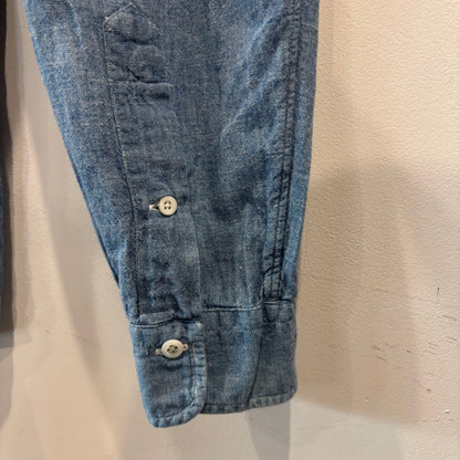 90's Ralph Lauren ラルフローレン シャンブレー・ボタンダウンシャツ USA製(L) /A7813SH-SO