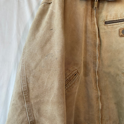 2007 Carhartt カーハート J97 BRN デトロイトジャケット ネルライナー (XL-R)/C1617J-SO