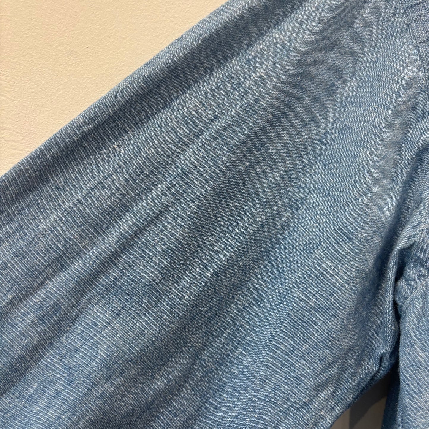 90's Ralph Lauren ラルフローレン シャンブレー・ボタンダウンシャツ USA製(L) /A7813SH-SO