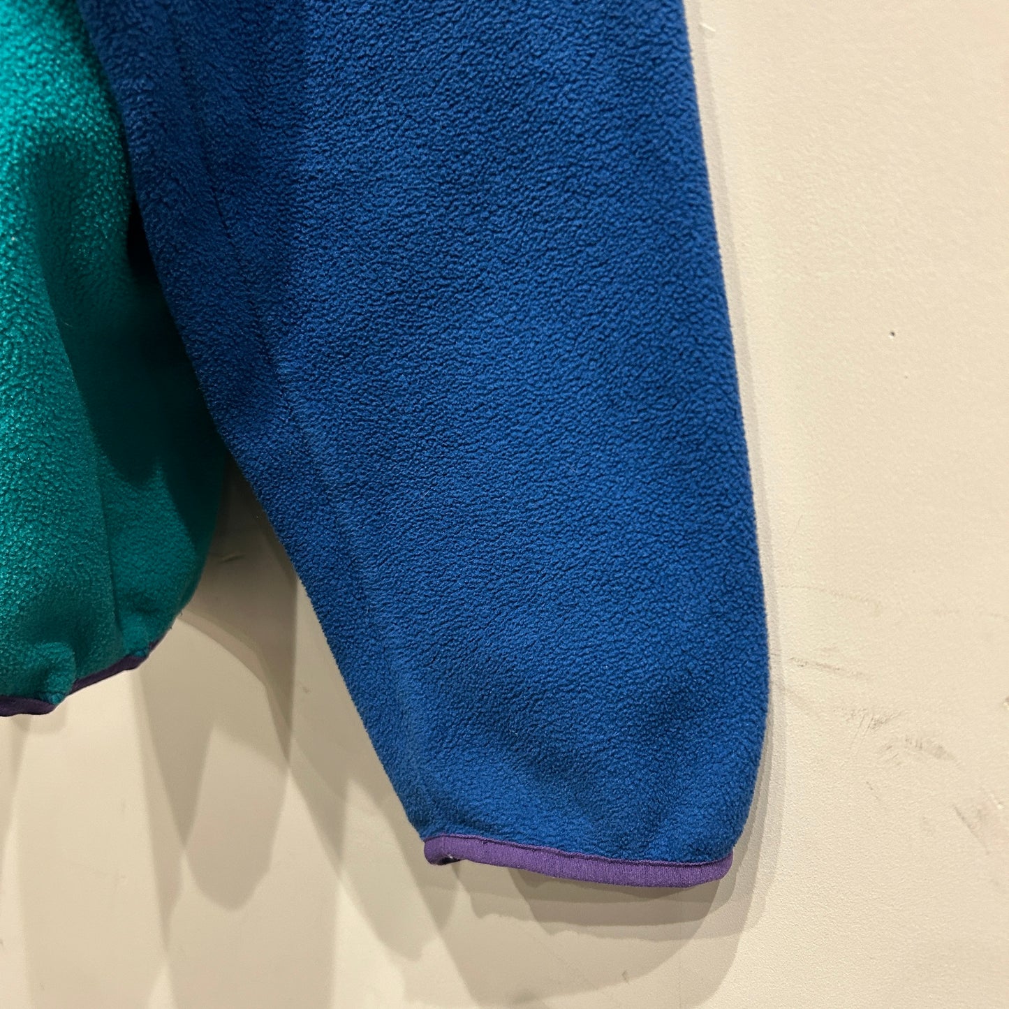 00's Patagonia synshilla Snap-T パタゴニア シンチラ スナップT 青 緑 紫(M)/C0087F-SO