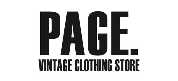 PAGE. Vintage Clothing Store