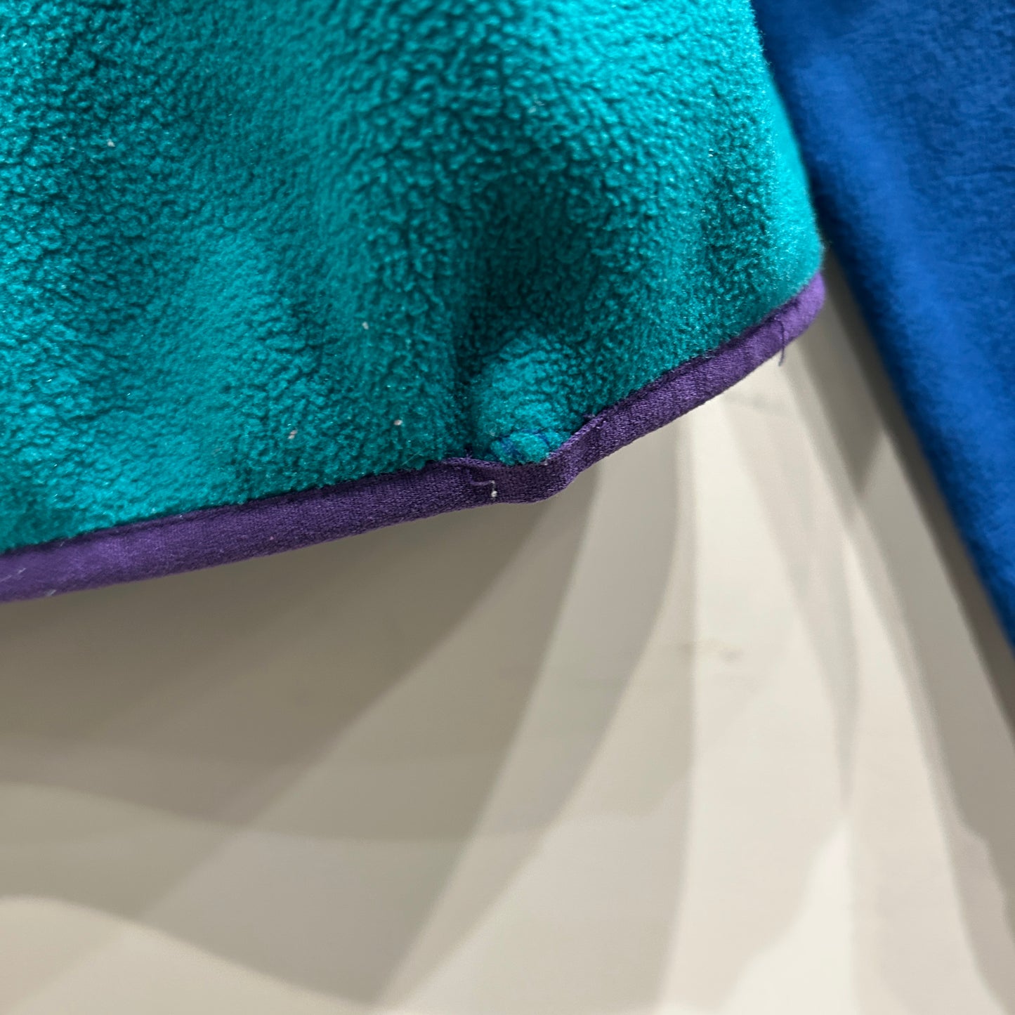 00's Patagonia synshilla Snap-T パタゴニア シンチラ スナップT 青 緑 紫(M)/C0087F-SO