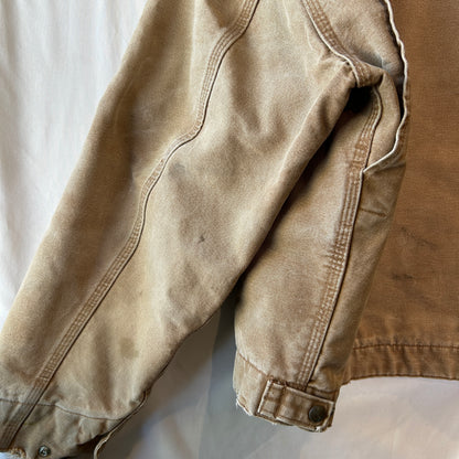 2007 Carhartt カーハート J97 BRN デトロイトジャケット ネルライナー (XL-R)/C1617J-SO