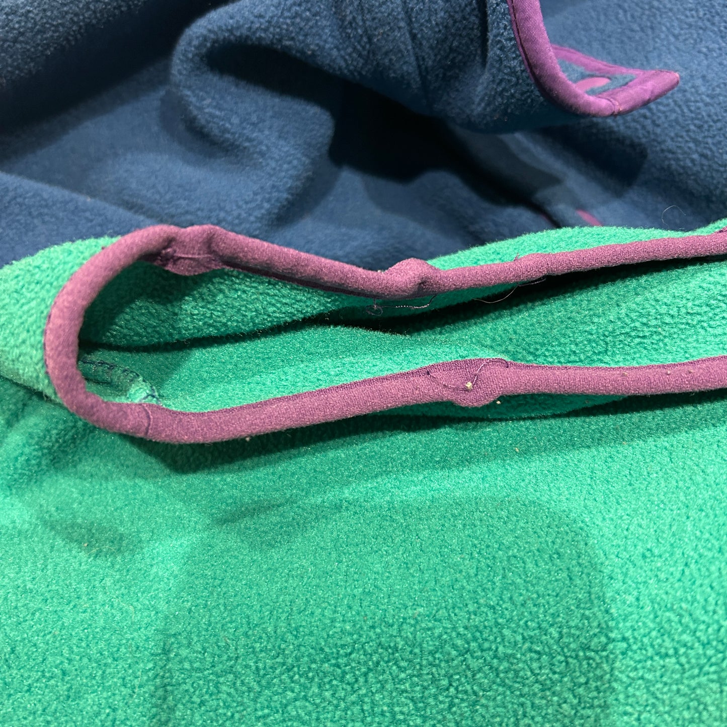 00's Patagonia synshilla Snap-T パタゴニア シンチラ スナップT 青 緑 紫(M)/C0087F-SO