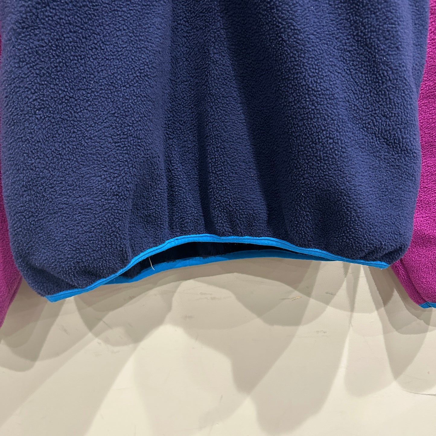 80's ~ Patagonia synchilla Snap-T パタゴニア シンチラ スナップT レディース ピンク ネイビー 水色(11/12)/C0079F-SO