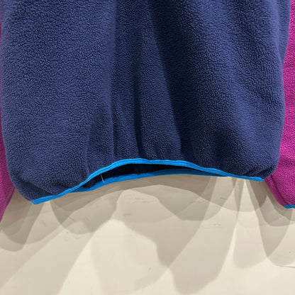 80's ~ Patagonia synchilla Snap-T パタゴニア シンチラ スナップT レディース ピンク ネイビー 水色(11/12)/C0079F-SO