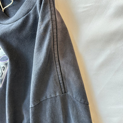 00's West Coast Choppers ウェストコーストチョッパーズ クラシックカー＆アイアンクロス Tシャツ ブラック(XL)/C0997T-SO