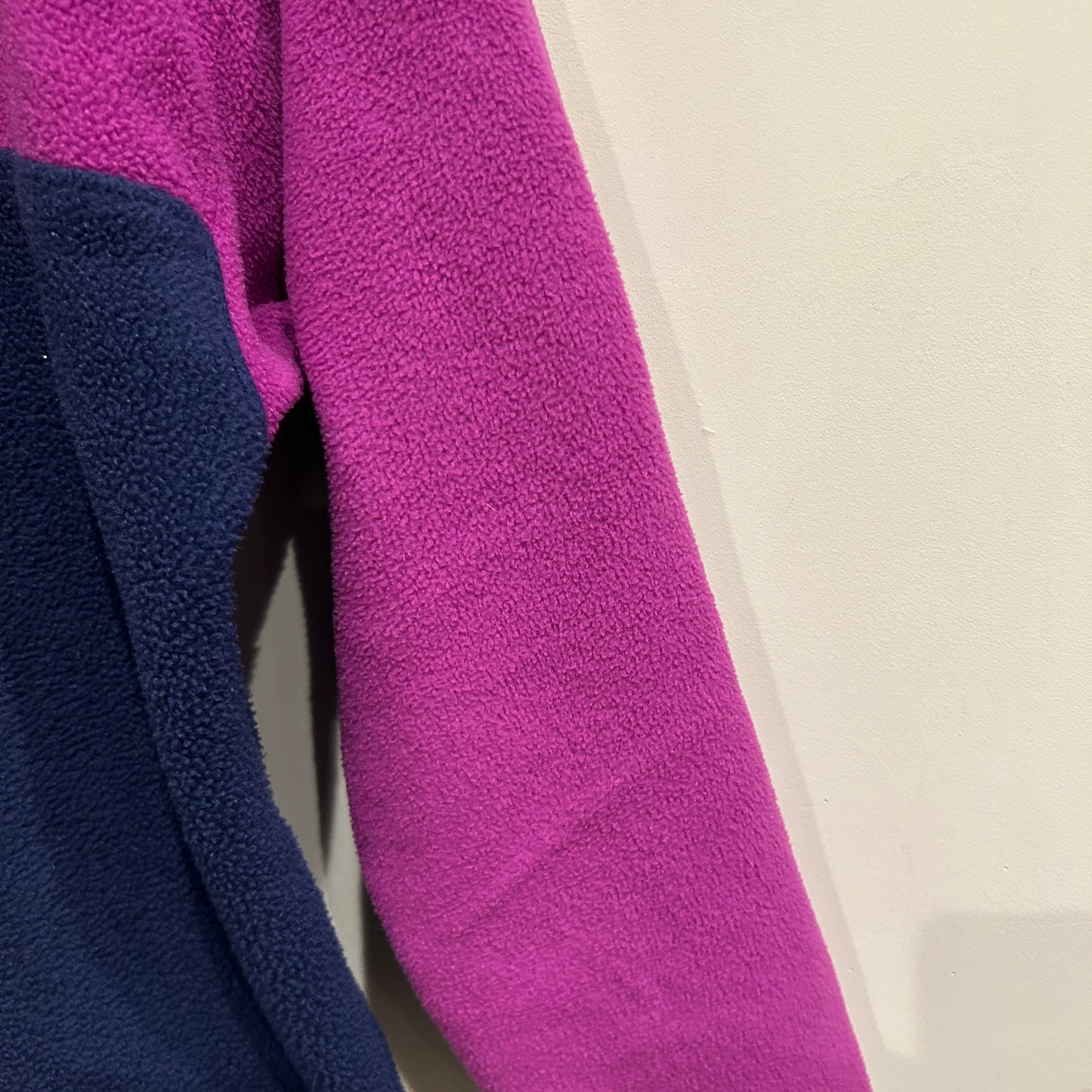 80's ~ Patagonia synchilla Snap-T パタゴニア シンチラ スナップT レディース ピンク ネイビー 水色(11/12)/C0079F-SO