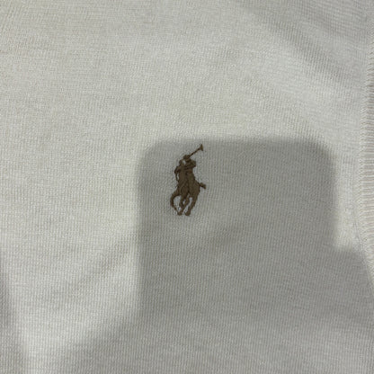 00's Polo Ralph Lauren ラルフローレン ベスト 未使用 白 (XXL)/B2268V-SO