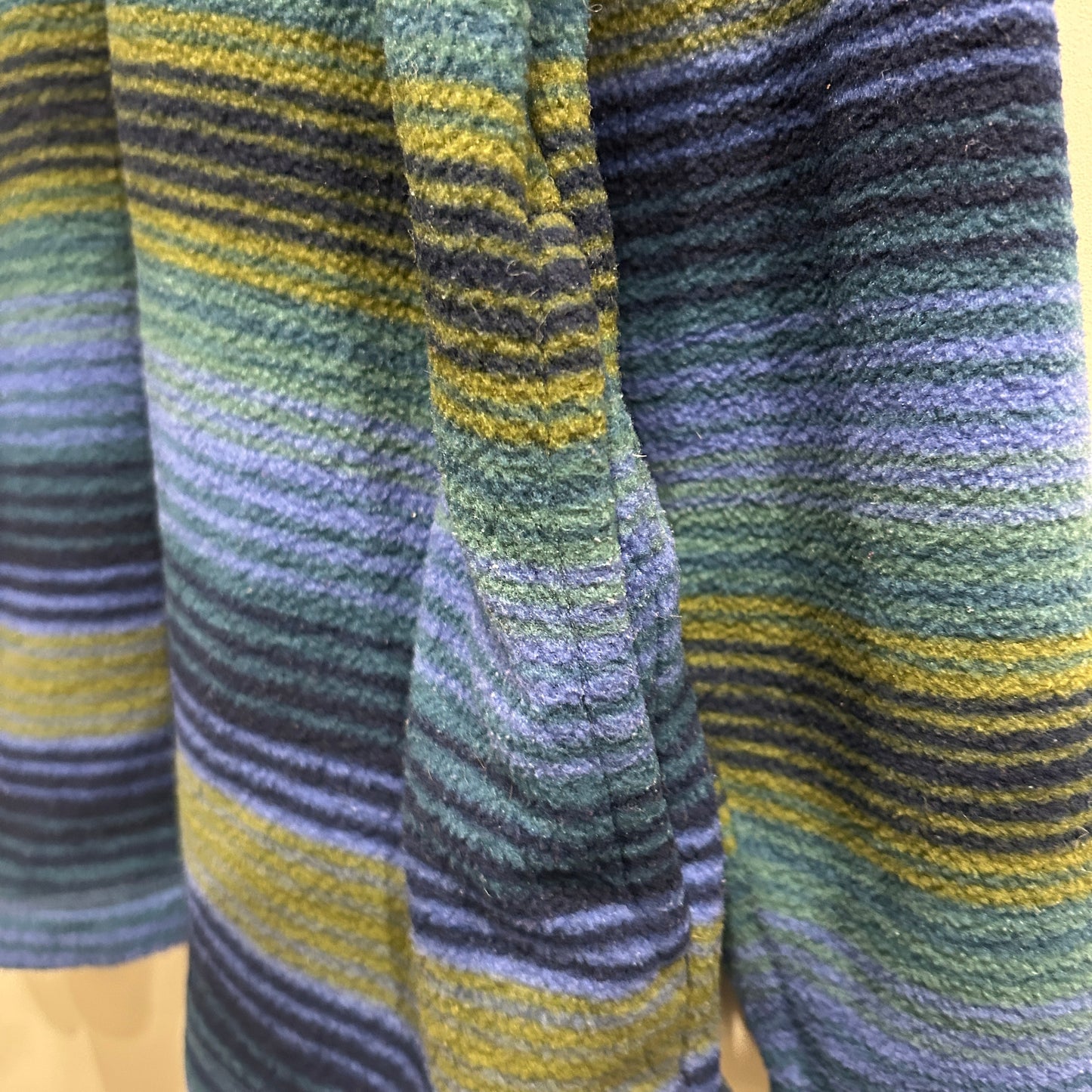 90's Patagonia synchilla half-zip Patagonia シンチラ ハーフジップ 総柄 緑 青 ブラック (L)/C0085F-SO