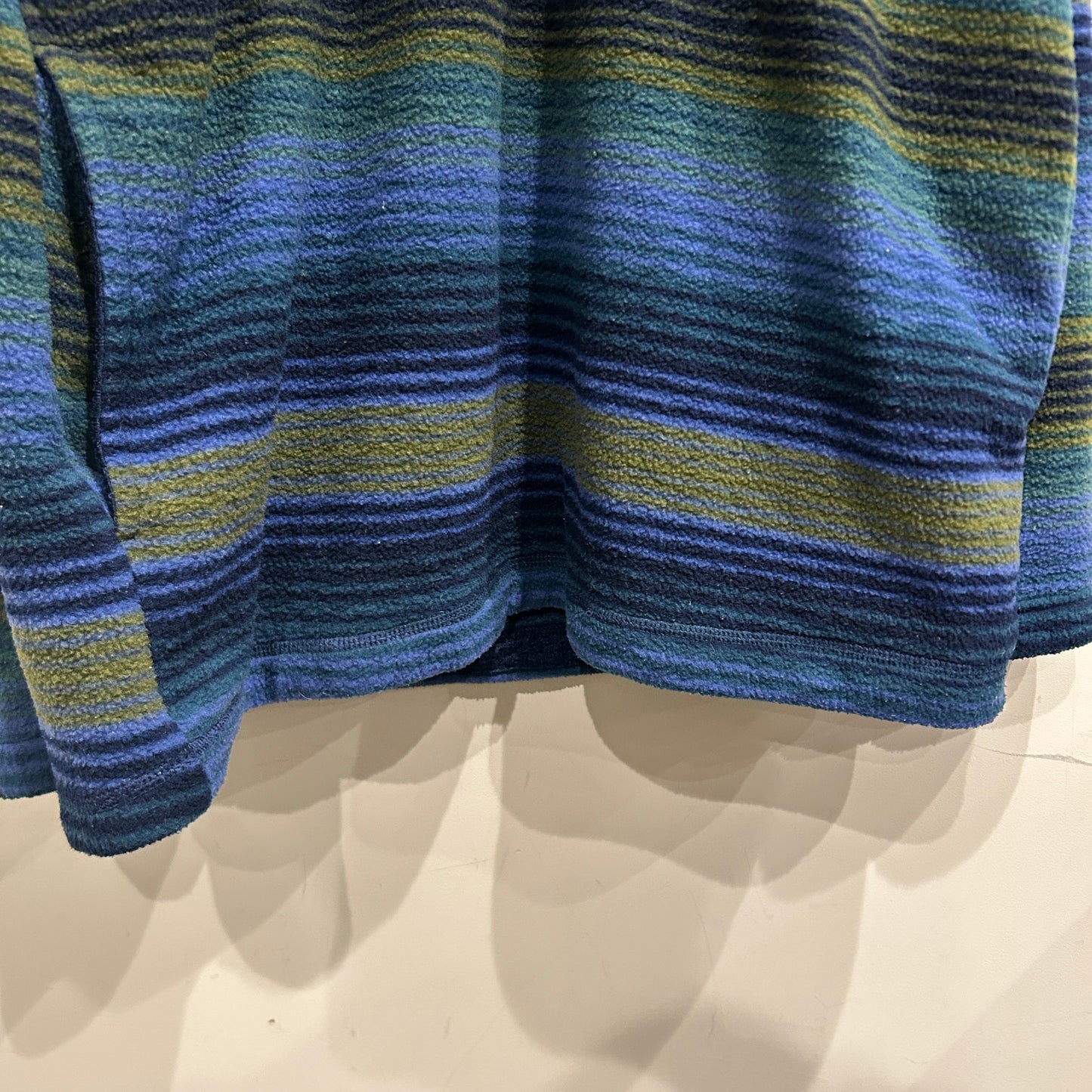 90's Patagonia synchilla half-zip Patagonia シンチラ ハーフジップ 総柄 緑 青 ブラック (L)/C0085F-SO