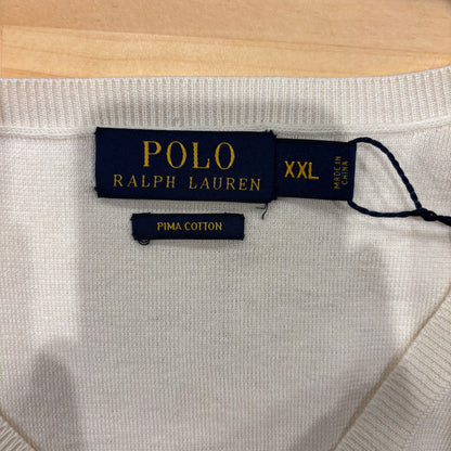 00's Polo Ralph Lauren ラルフローレン ベスト 未使用 白 (XXL)/B2268V-SO