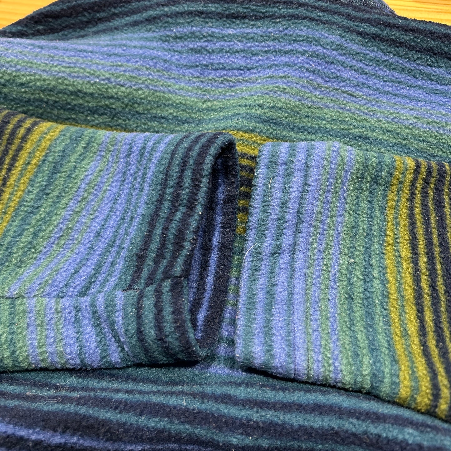 90's Patagonia synchilla half-zip Patagonia シンチラ ハーフジップ 総柄 緑 青 ブラック (L)/C0085F-SO