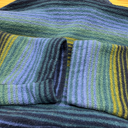 90's Patagonia synchilla half-zip Patagonia シンチラ ハーフジップ 総柄 緑 青 ブラック (L)/C0085F-SO