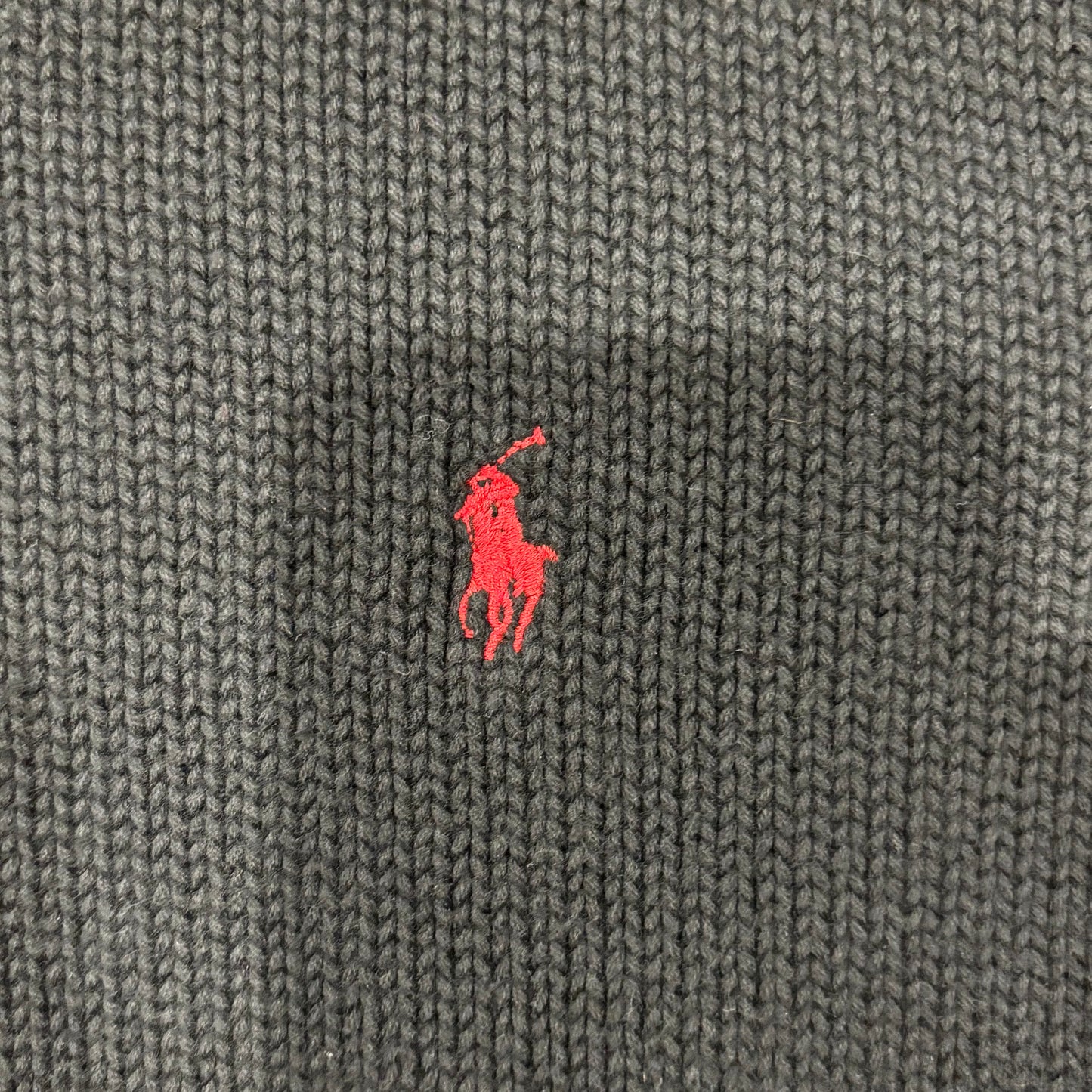 00's Polo by Ralph Lauren ラルフローレン ニットベスト 黒 (XL)/B2271V-SO